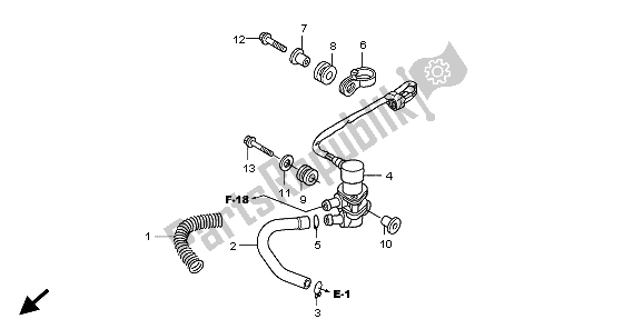 Wszystkie części do Zawór Elektromagnetyczny Honda SH 125 2009