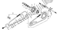 REAR WHEEL AXLE