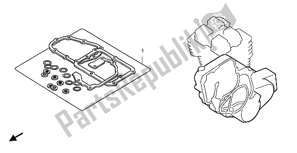 All parts for the Eop-2 Gasket Kit B of the Honda CMX 250C 1996