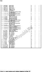 lista de piezas del silenciador de escape @ 002