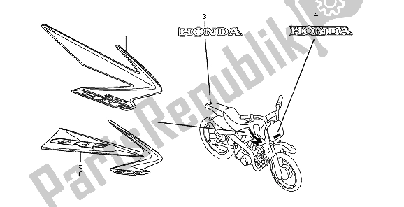 All parts for the Mark of the Honda CRF 50F 2009