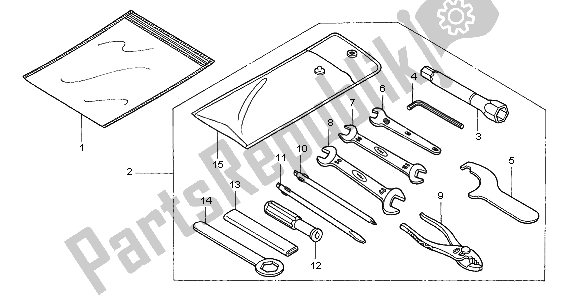 Toutes les pièces pour le Outils du Honda CB 500 1995