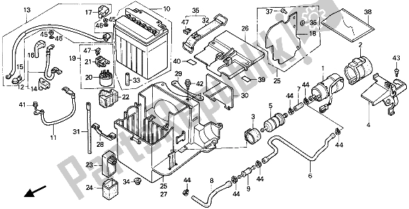 Wszystkie części do Bateria Honda CBR 1000F 1987