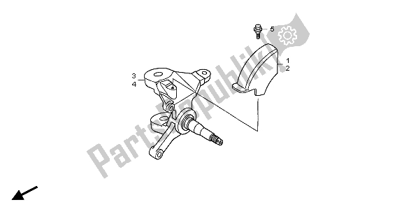 All parts for the Knuckle of the Honda TRX 400 EX 2007