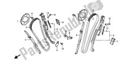 cadena de levas y tensor