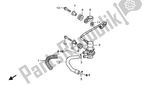 Tutte le parti per il Valvola Solenoide del Honda SH 150R 2008