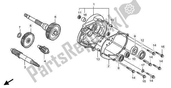 Tutte le parti per il Trasmissione del Honda SH 150S 2008