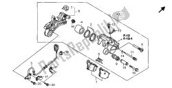 pinza de freno trasero y sensor de velocidad