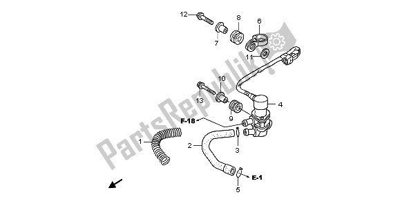 Todas las partes para Válvula De Solenoide de Honda PES 125 2012