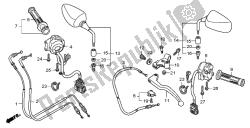 Manejar palanca e interruptor y cable