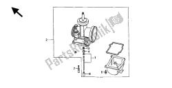 kit de peças opcionais do carburador