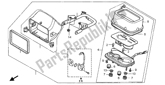 Todas las partes para Metro de Honda TRX 400 FW Fourtrax Foreman 2002