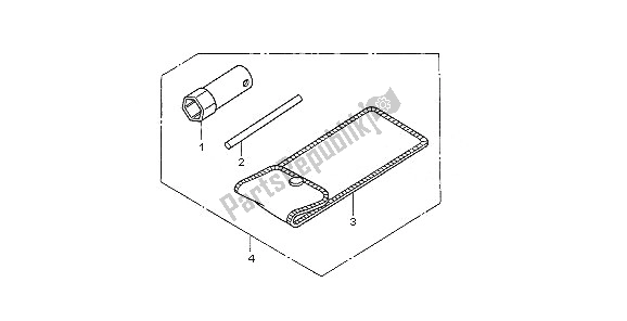 All parts for the Tools of the Honda CRF 70F 2005