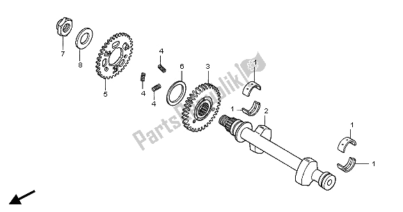 Wszystkie części do Stabilizator Honda CBF 500 2006