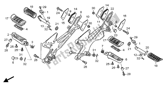 Wszystkie części do Krok Honda CBF 500 2006
