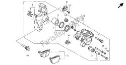 REAR BRAKE CALIPER