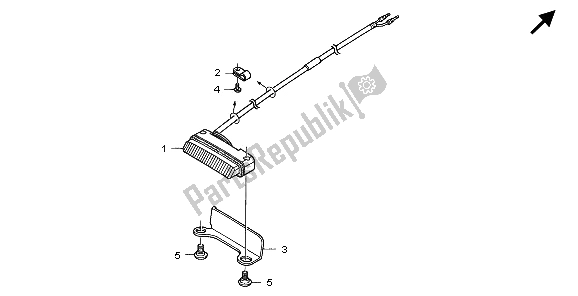 Todas las partes para Luz De La Cola de Honda CRF 450X 2009