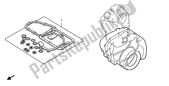 Todas las partes para Kit De Juntas Eop-2 B de Honda TRX 300 EX Sportrax 2003