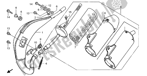 Todas las partes para Cámara De Expansión de Honda CR 80 RB LW 2000