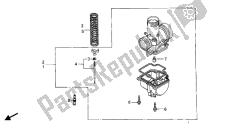 kit de peças opcionais do carburador eop-1