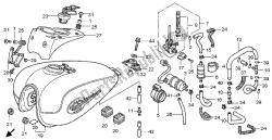 serbatoio carburante e pompa carburante