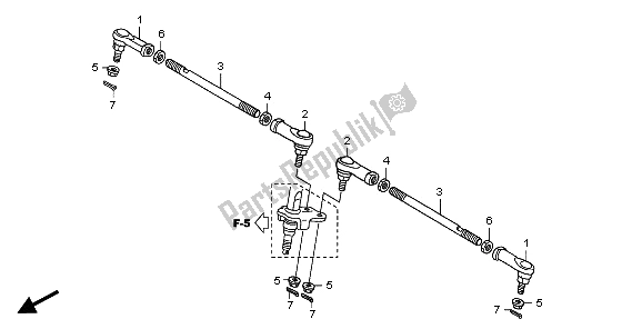 Toutes les pièces pour le Rotule De Direction du Honda TRX 250 EX Sportrax 2006