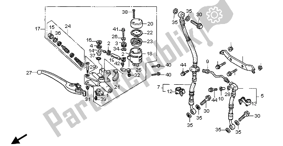 Tutte le parti per il Pompa Freno del Honda CBR 900 RR 1997