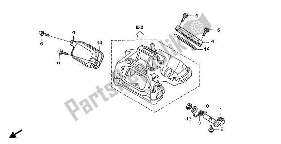 Todas las partes para Tapa De Tappet de Honda XR 650R 2002