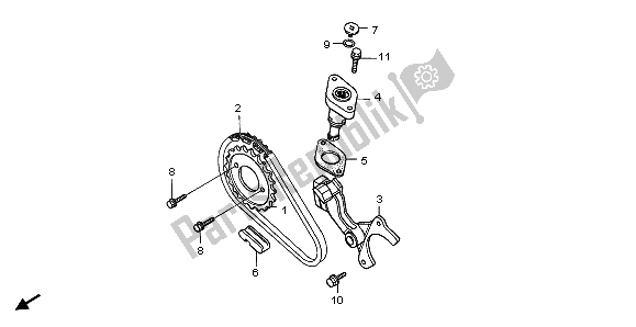 Todas las partes para Cadena De Levas de Honda TRX 450 FE Fourtrax Foreman ES 2004