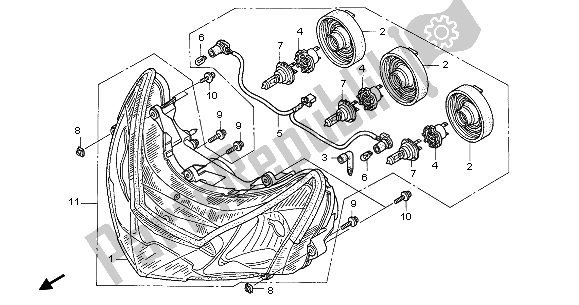 Todas las partes para Faro (eu) de Honda CBR 900 RR 2003