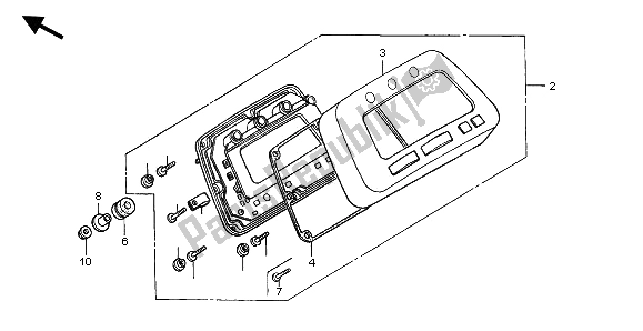 Todas as partes de Metro do Honda TRX 350 FE Fourtrax Rancher 4X4 ES 2002