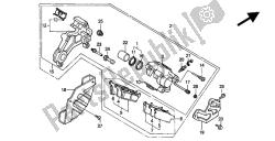 REAR BRAKE CALIPER