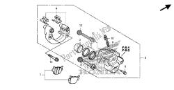 REAR BRAKE CALIPER