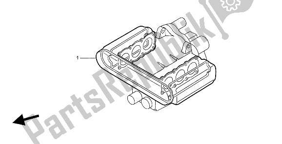 Tutte le parti per il Kit Di Guarnizioni Eop-1 A del Honda GL 1500 SE 1998