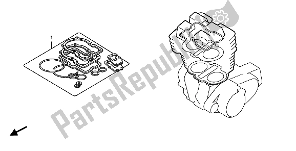 All parts for the Eop-1 Gasket Kit A of the Honda CB 250 1994