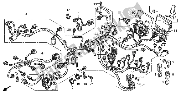 Todas las partes para Arnés De Cables de Honda ST 1300A 2010