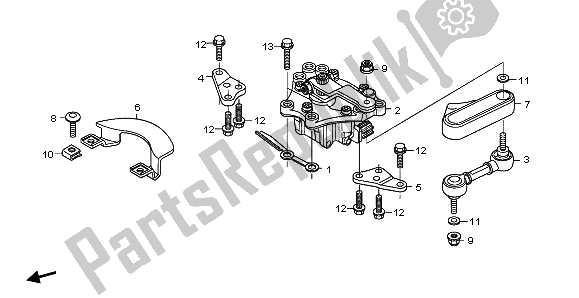 Tutte le parti per il Ammortizzatore Di Sterzo del Honda CBR 600 RR 2009