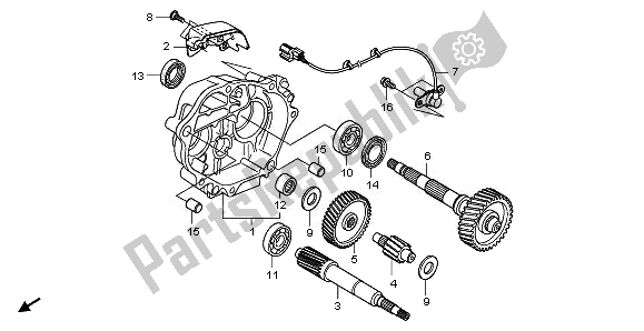 Tutte le parti per il Trasmissione del Honda NSS 250A 2011