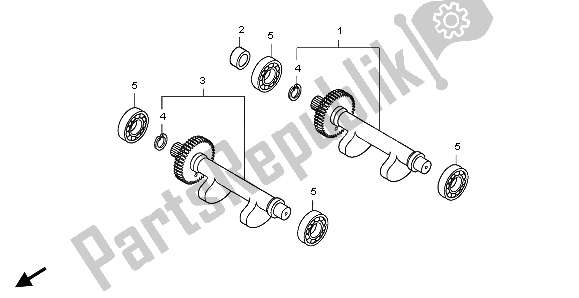 Toutes les pièces pour le Balancier du Honda FJS 600D 2006