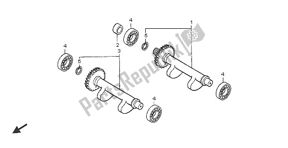 All parts for the Balancer of the Honda FJS 600D 2005