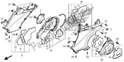 panneau de marche et couvercle latéral du moteur