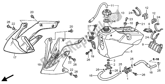 Todas las partes para Depósito De Combustible de Honda CRF 450R 2008