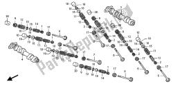 albero a camme e valvola (anteriore)