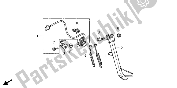 Tutte le parti per il In Piedi del Honda CBR 125R 2013