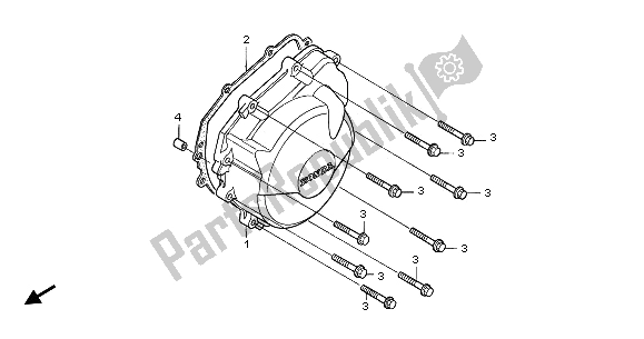 Alle onderdelen voor de Generator Deksel van de Honda CBR 600F 2003