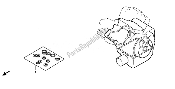 Todas las partes para Kit De Juntas Eop-2 B de Honda VT 750 CA 2008