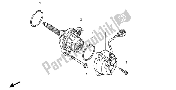 All parts for the Generator of the Honda CB 1000F 1995