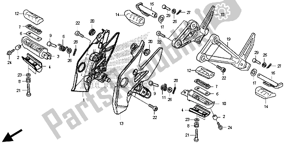 Wszystkie części do Krok Honda CB 500F 2013