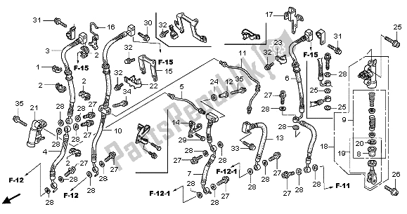 Toutes les pièces pour le Valve De Retard du Honda GL 1800A 2005