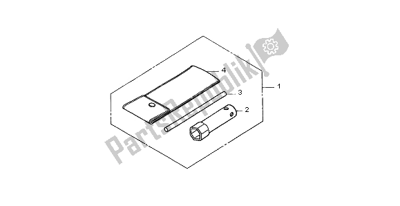 Todas las partes para Herramientas de Honda XR 650R 2002